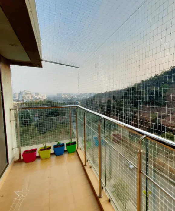 balcony nets bangalore - Menorah Safety Nets